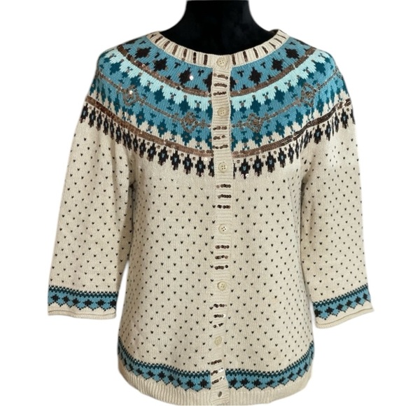 🔥SALE🔥DRESS BARN GRAMPA SWEATER SZ MED - Picture 1 of 9